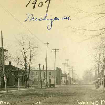 Michigan Avenue looking West 1907