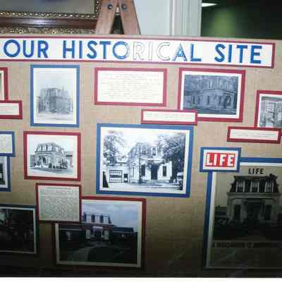 Photos and information on the Wayne Village Hall. Photo taken in 2009.