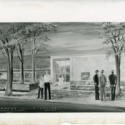 Wayne Civic Center Rendering