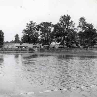 Carpenter at lake