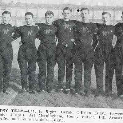 Wayne High School Cross Country team 1937