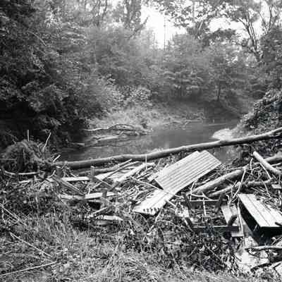 Cleanup after 1972 flood