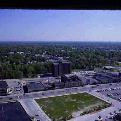 Aerial over Michigan Avenue