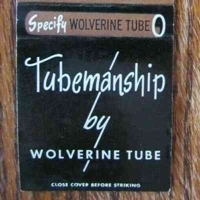 Wolverine Tube Matchbook Cover