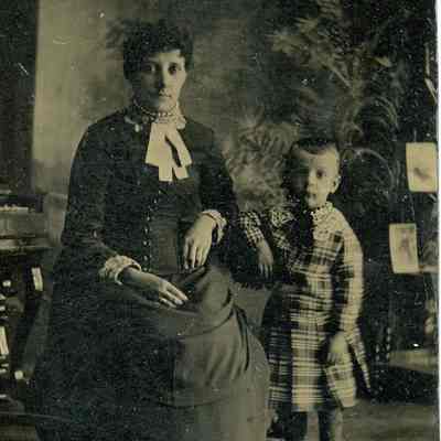 Mrs. J.D Bunting and John Bunting