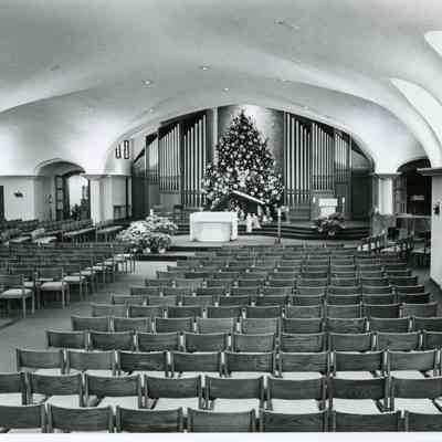 Altar at Christmastime