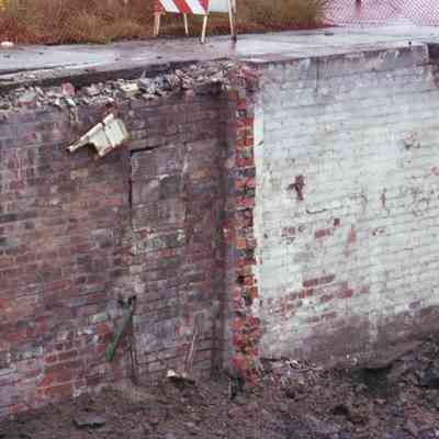 likely basement of Jamieson block demoed next door