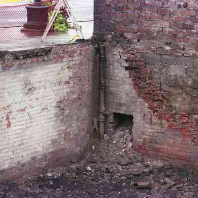 likely basement of Jamieson block demoed next door