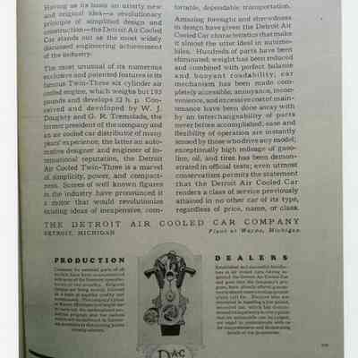Detroit Air Cooled Car 1923 ad