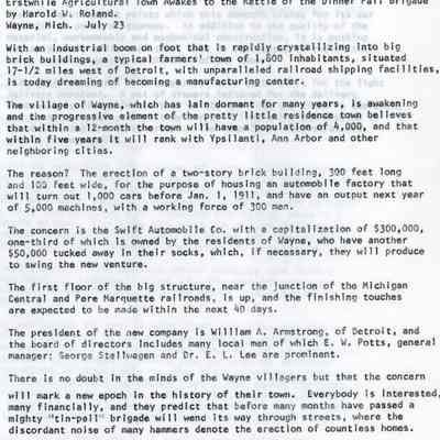Letter between Mildred Hanchett, Museum Director and Beverly Rae Kimes