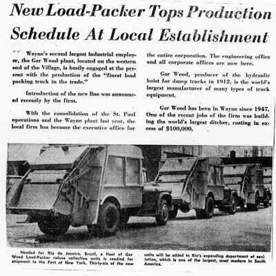 Gar Wood 1951 Article
