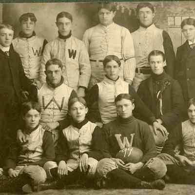 Wayne High School Football Team 1899