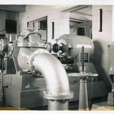 Machinery inside water board building