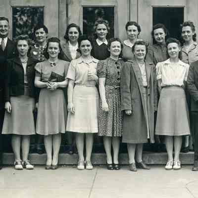 Wayne High School Class of 1941 small group