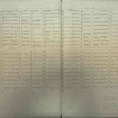 1924 Newburg Cemetery Map