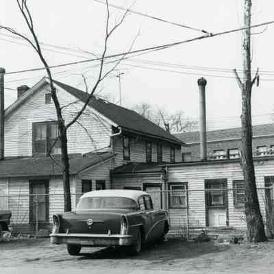 Feb. 1961. Rear of building.