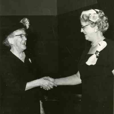 Mrs. Anna Butler and Mrs. Lea Shoemaker