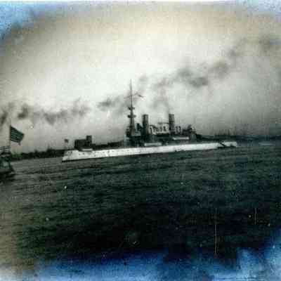 The ship USS Indiana