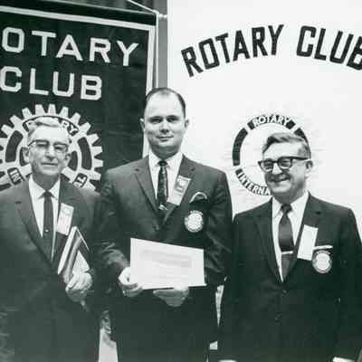 Rotary Club Members on Nov 2, 1966. Photos taken by the "Eagle".
