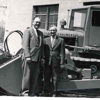 D.P.W Workers and a Salesman for Allis-Chalmers