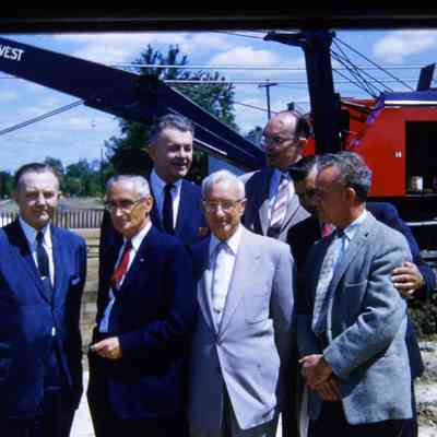 City Officials at Construction site