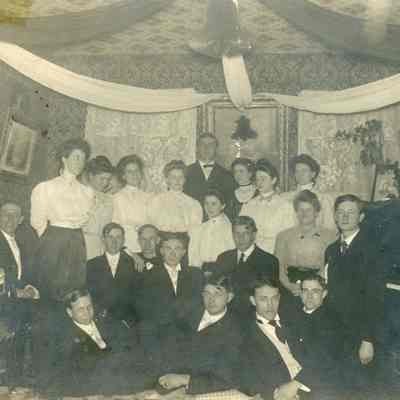Post card from Jan. 3, 1904 sent to a Mr. Harry Peters of Wayne for the 50th Reunion of the 1904 Wayne High Class.
