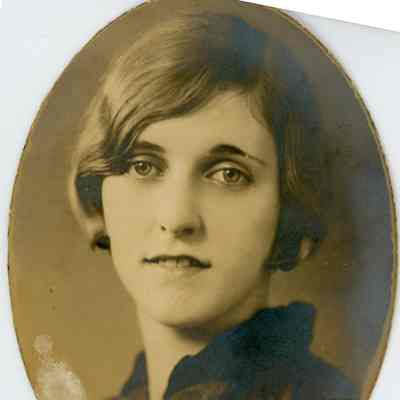 Bernice Adams graduation picture from Wayne High School in 1928.
