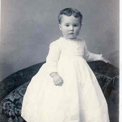 Effie Blanche Smith at 18 months old on March 9, 1891.