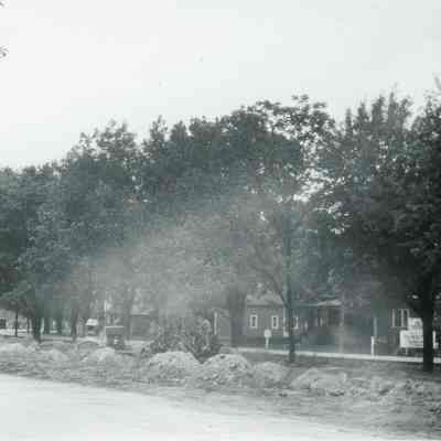Looking West from 4th street.