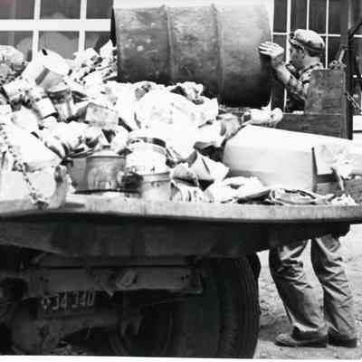D.P.W Cleaning up on Williams St.