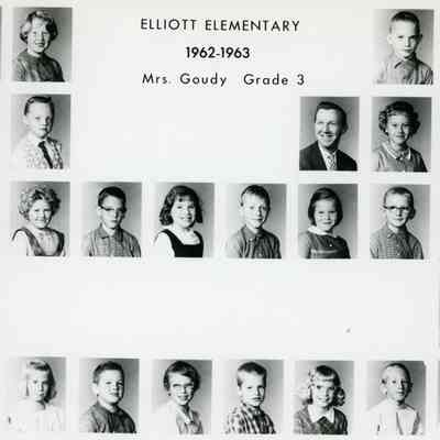 Elliott Elementary 1962-63 Third Grade