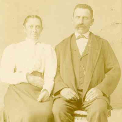 Ollie Hamilton and his wife. They lived on or by Huron River Drive near MI Memorial.