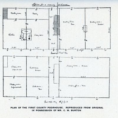 Floorplan of the first county house