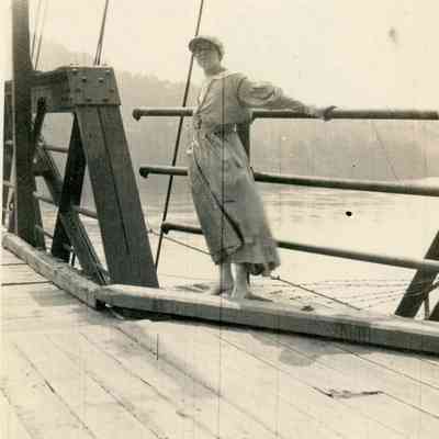 Lois Hisey from the 1916 honeymoon trip to Niagara Falls.
