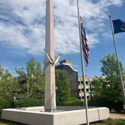 April 2025 before demolition