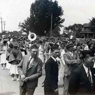 Wayne High School band, 36016 W Michigan Ave in back right