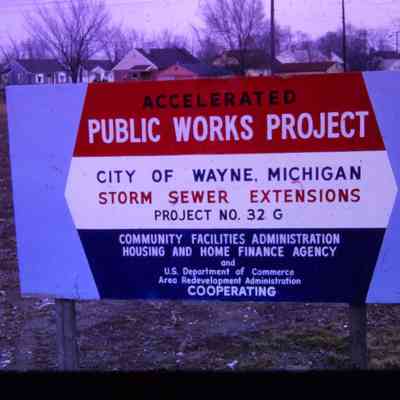 Sewer Extension - Michigan Avenue - 1963
