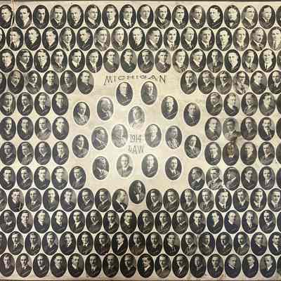 University of Michigan Law Graduates, 1914. Matthew Tinkham Sr. is in here.