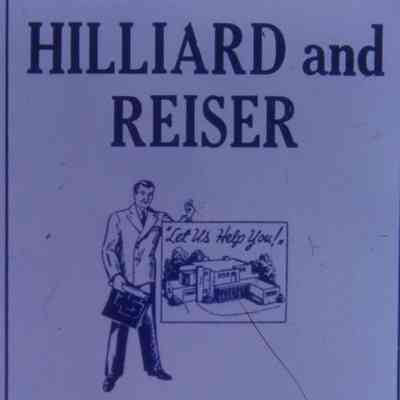 1947 Ad. Hilliard and Reiser. Lumber, coal, Building materials.