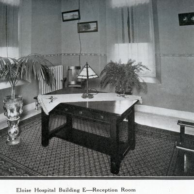 Old E building reception room