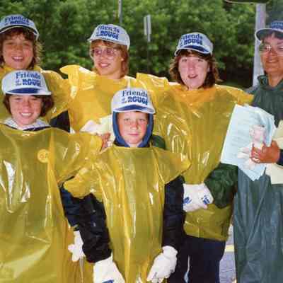 Laurie Garlough with Jason, Jenny, Jod, and Vicky Blaze