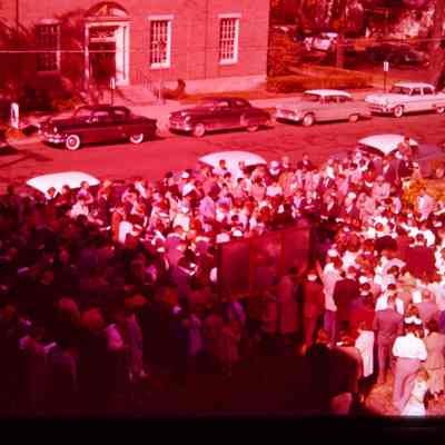 Groundbreaking and New sanctuary Foundations 1956