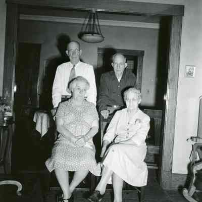 Orrin Chaffee , Elmer Chaffee, Jessie (Chaffee) Mcmurtry and Mamie (Chaffee) Warner