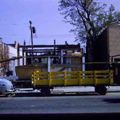 Slide. Demolishing Derby House. Club Bar Visible