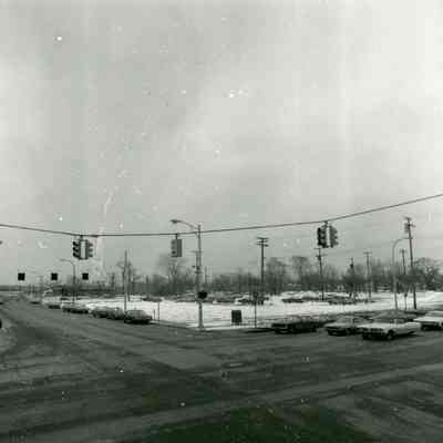 Michigan At Wayne road looking SE. 1972.