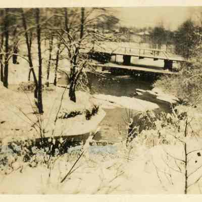 Rouge River in winter 1921