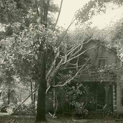 212 Brush - Gene Cheney Yard After the Storm of June 4, 1911