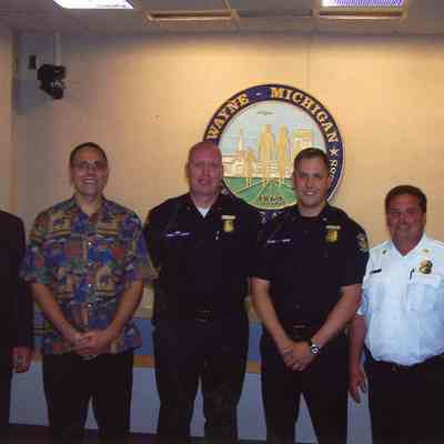 John Zech, Retired Chief Mike Sumeracki, Chief Williams, Chief Wright, Chief Moore, Mayor Al