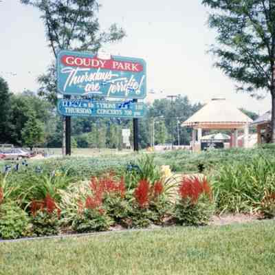 Goudy Park Sign 1993