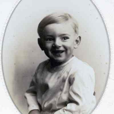 John Vallance at 2 years old.